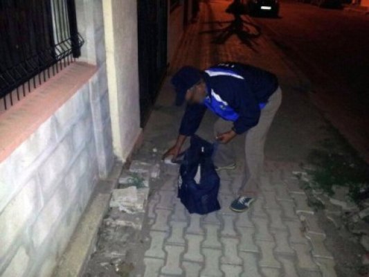 Fura pavele de pe strada Oituz din Mangalia